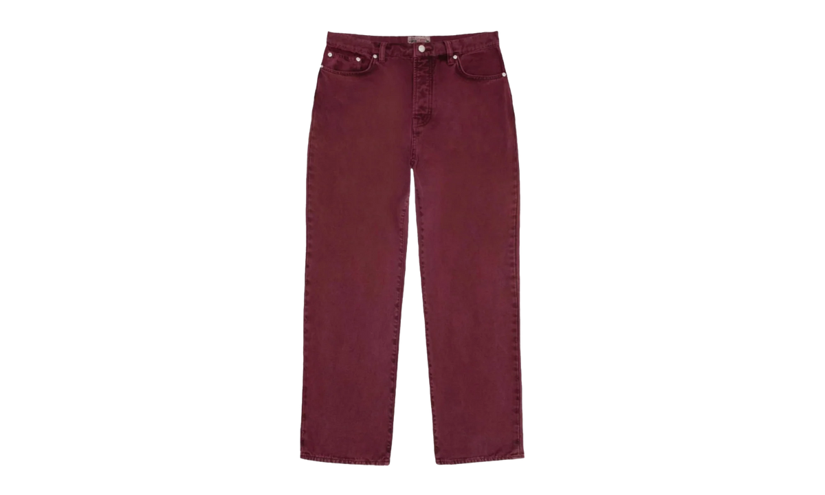 Washed Canvas Classic Jean "WINE" 116659 WINE