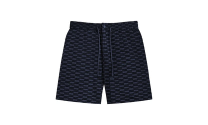 Flocked Monogram Mason Short "Nocturnal" KHM060533 413