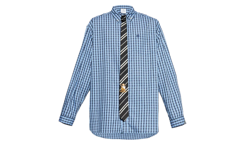 Tie Shirt "Blue Check" UH76SH280CN