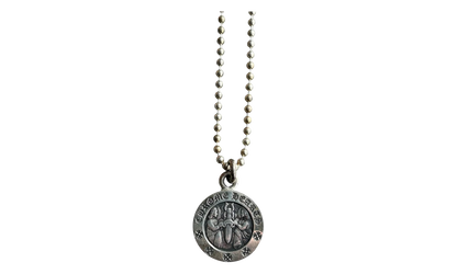 Angel Medallion Necklace "Silver" CHRM0947