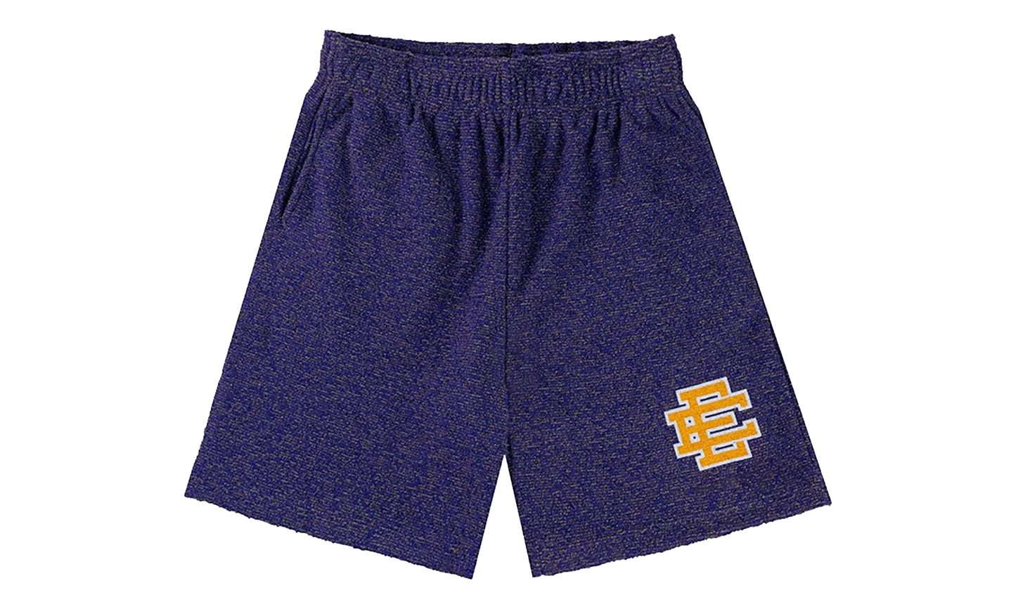 EMANUEL EE BOUCLE SHORT COTTON "Purple/Yellow" EE756