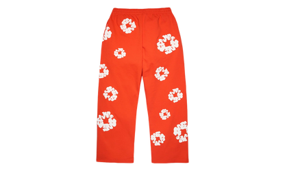 Cotton Wreath Baggy Sweatpants "Dark Orange" DT619