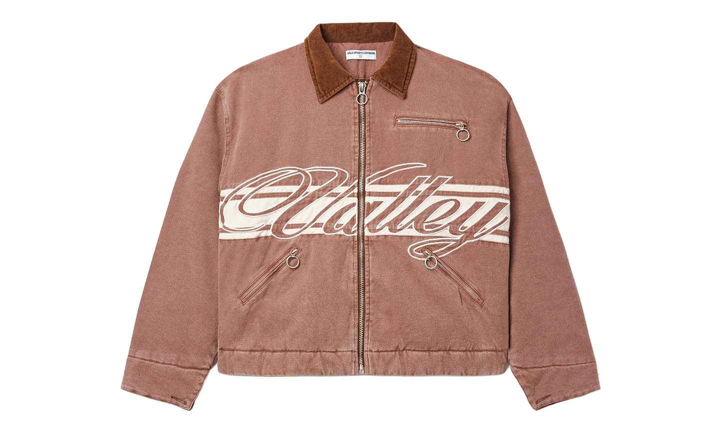 Cursive Trucker Jacket "Brown" VAL122