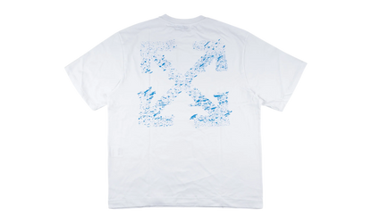 PAINT SPLATTER ARROW DIAG SKATE FIT TEE "White" 44OWOS26T064 100