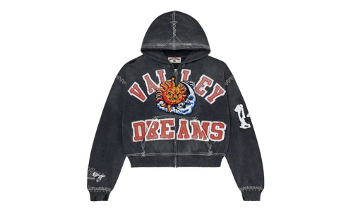 Sunny Zip Up Hoodie "BLACK" VAL43
