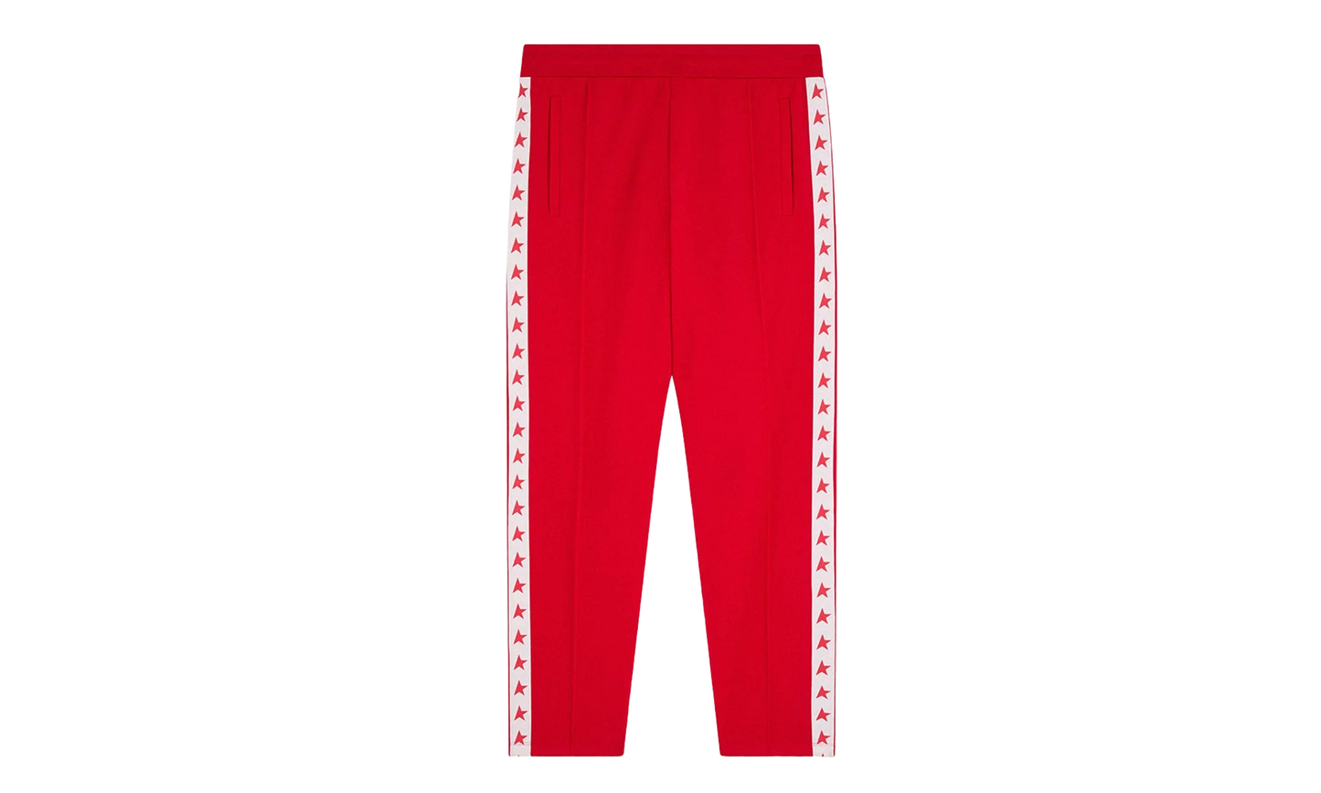 Dorotea Wide Leg Pants WMNS "Tango Red / White" GWP00877.P000521.40380