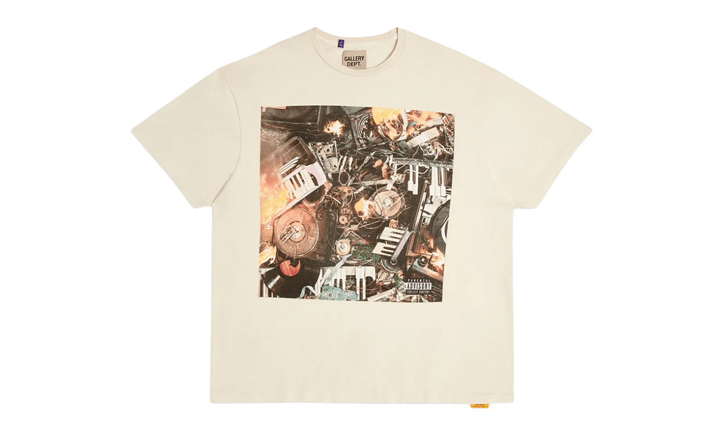 Misery Logo Short Sleeve Tee Shirt "Cream Multi" GD113
