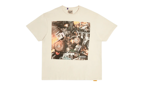 Misery Logo Short Sleeve Tee Shirt "Cream Multi" GD113