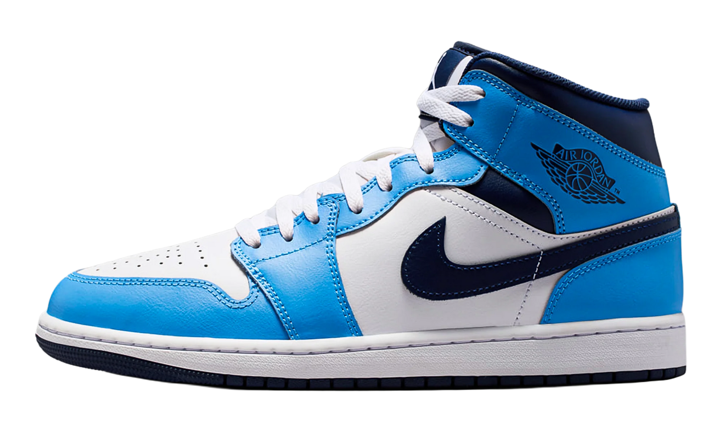 Jordan 1 Mid "University Blue Midnight Navy" DQ8426 405