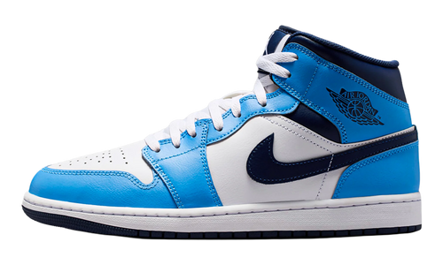 Jordan 1 Mid "University Blue Midnight Navy" DQ8426 405