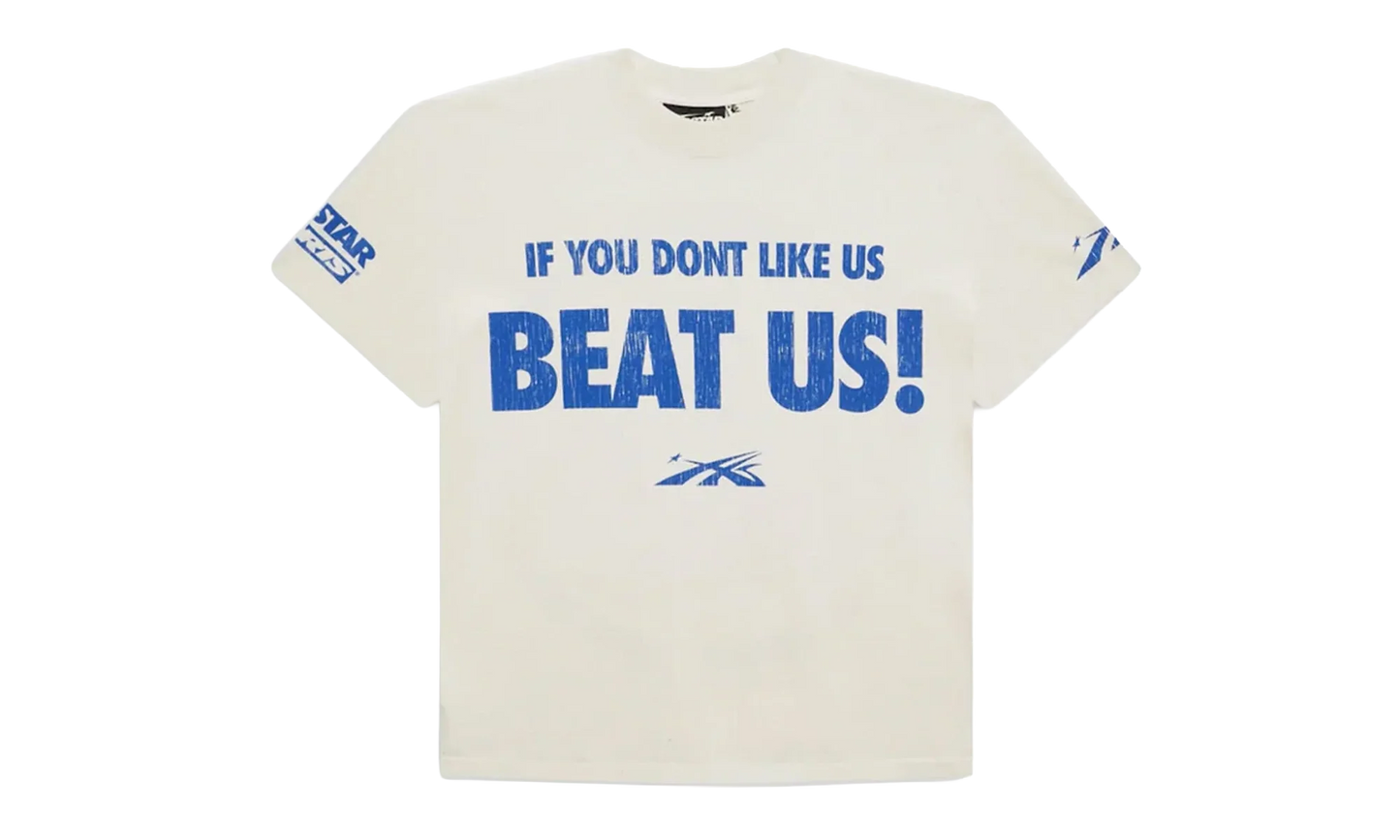 If You Dont Like Us Beat Us Sleeveless T-Shirt "White" HSR188