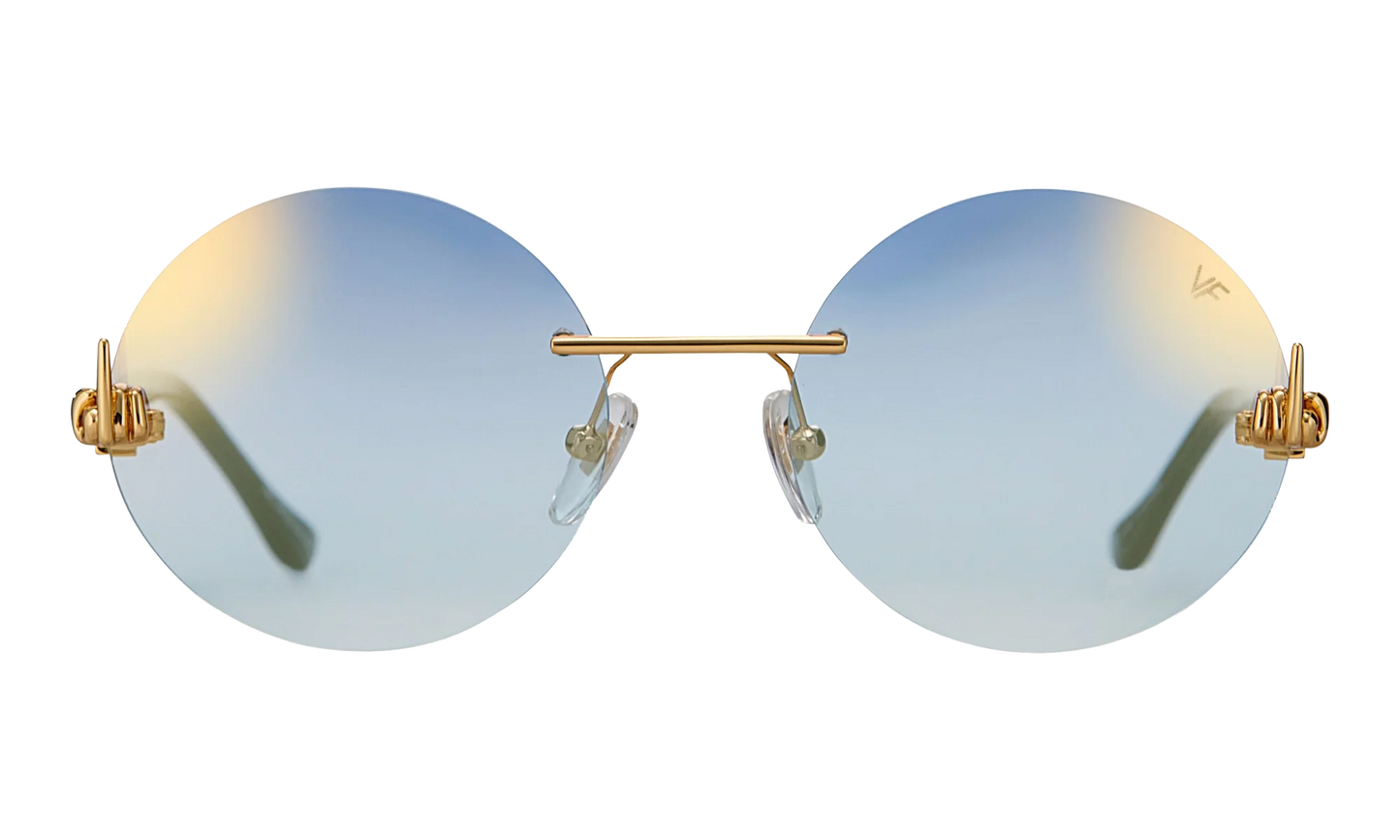 508 Rimless Drill Mount F.U. Edition 24KT "Yellow Gold / Black / Flash Grail" DMMF2 0004 9B2