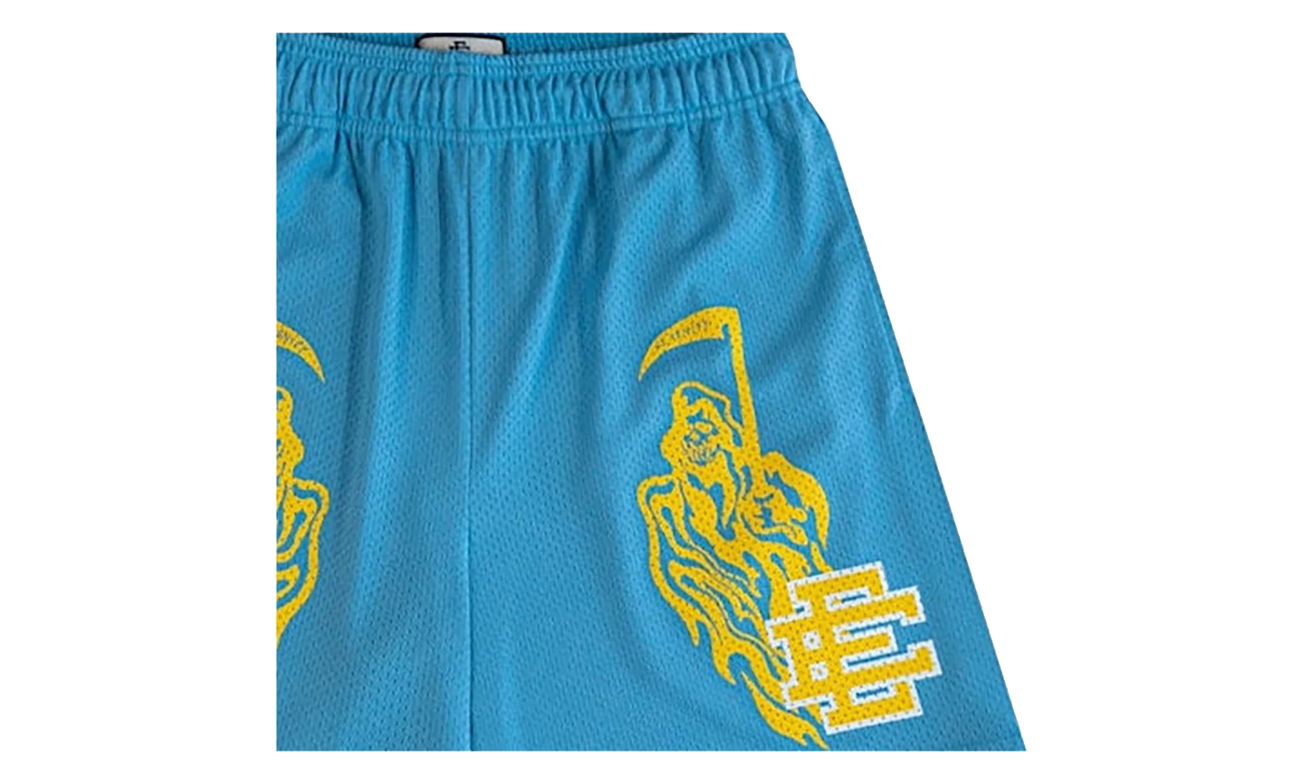EE BASIC SHORT "WARREN LOTAS - Carolina Blue/Yellow" EE694