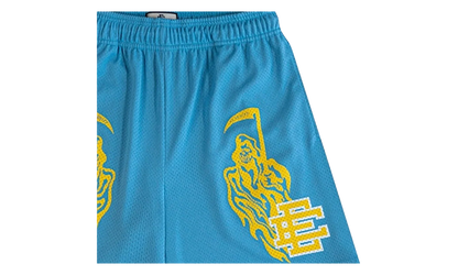EE BASIC SHORT "WARREN LOTAS - Carolina Blue/Yellow" EE694