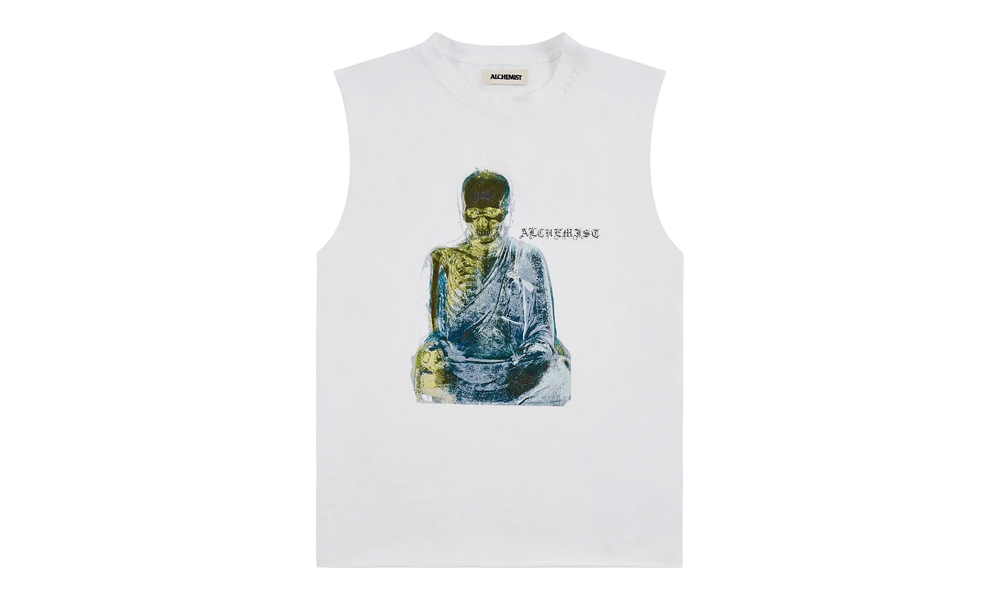 Monk Sleeveless Tee "White" ALSS26MJSST39B