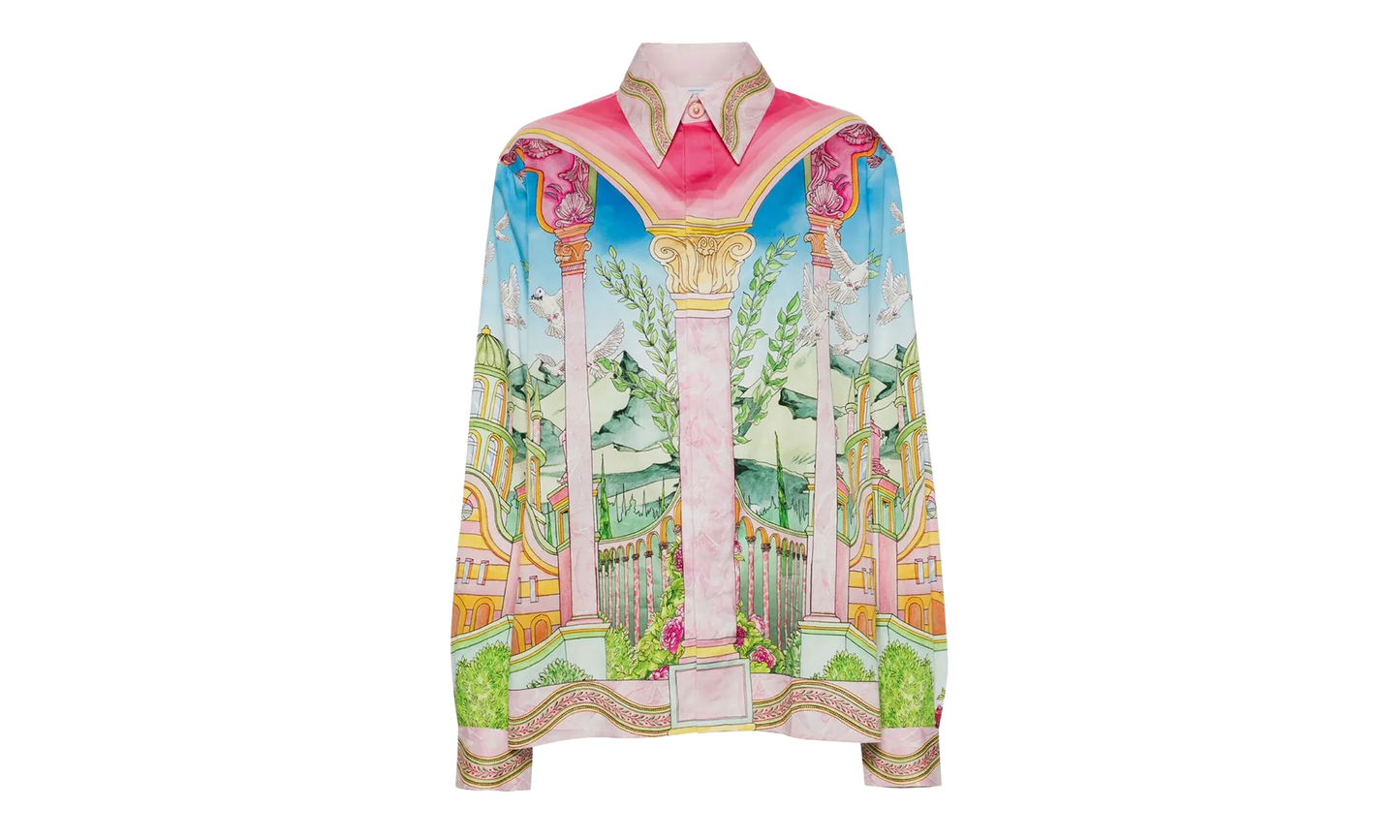 Le Jardin Ideal Long Sleeve Long Sleeve Shirt "Multicolour" U MPS24H 021 02