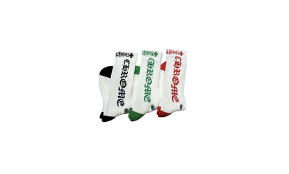 Fuck You Logo Socks (3 Pack) "White" CHRM0672