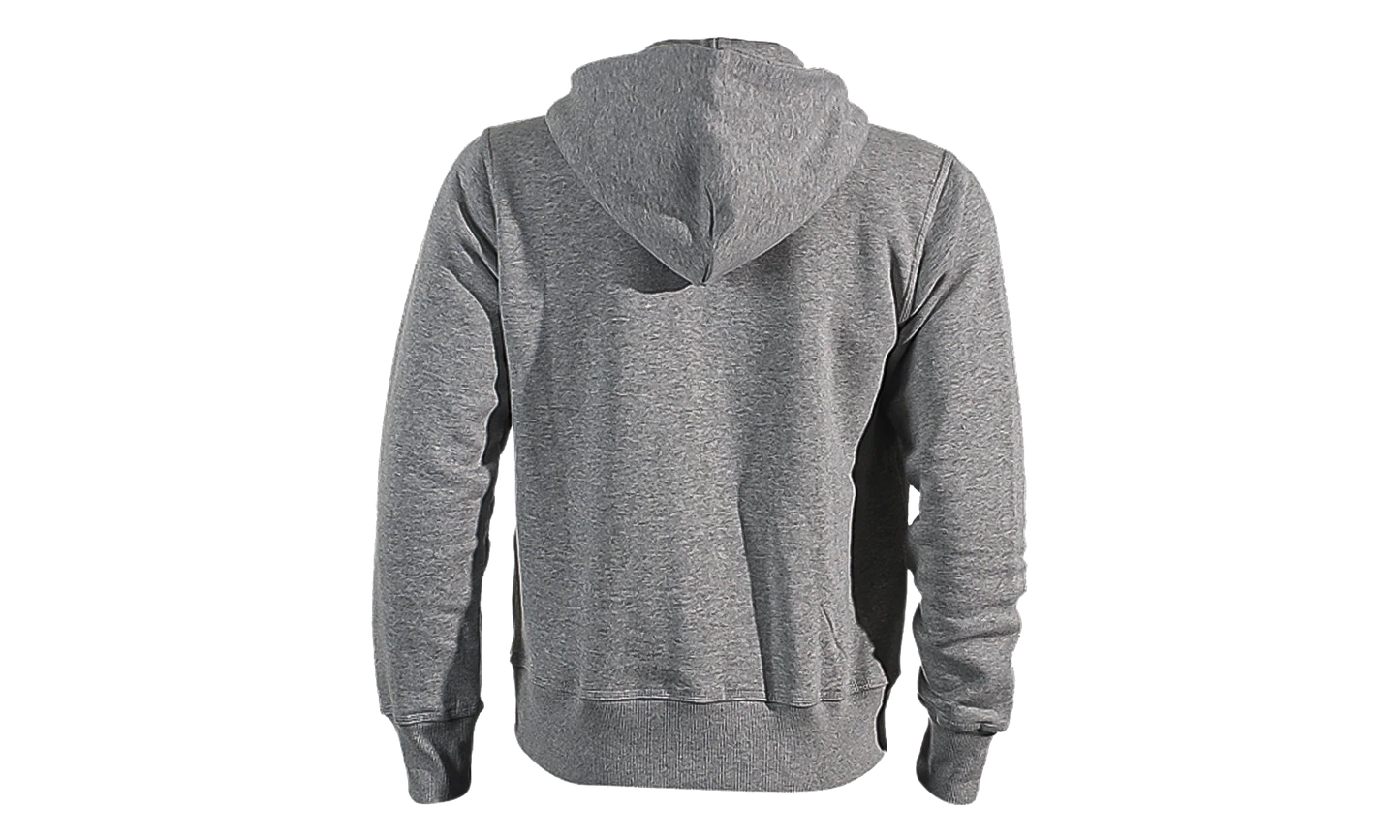 Brushed Fleece Zip Hoodie "Heather Grey / Black" 502638 063