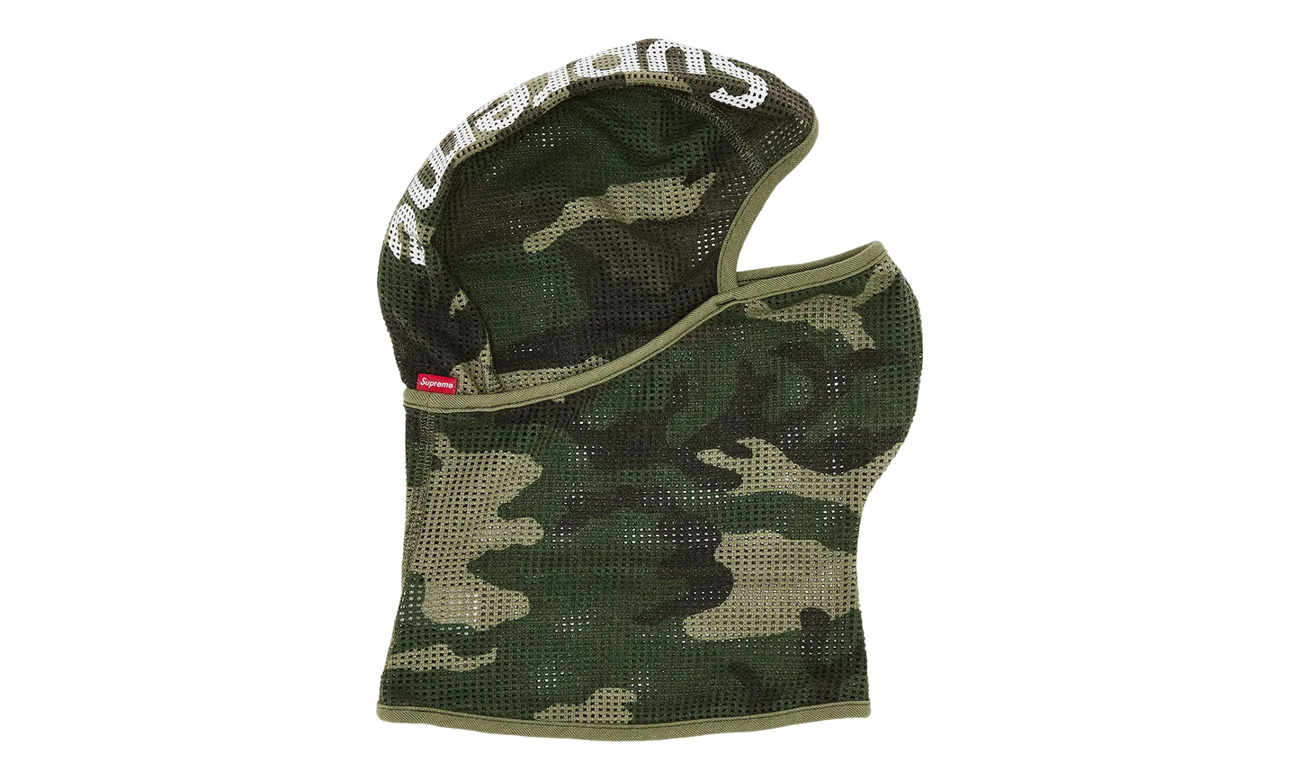 Mesh Lightweight Balaclava "Woodland Camo" SU26956