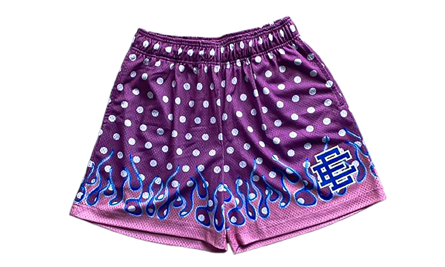 EE Rare Polka Dot Flame Short "Pink / Purple" EE297