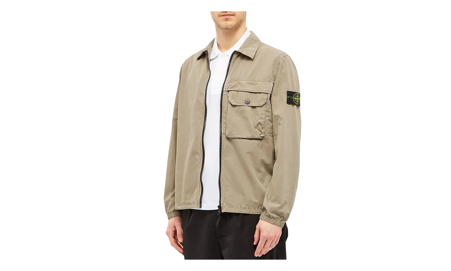 Pocket Washed Zipper Jacket "Khaki" 7315107WN V0168