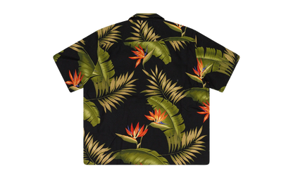 Snap Hawaiian Button-down Shirt "Black" RHD-MTPS-0095
