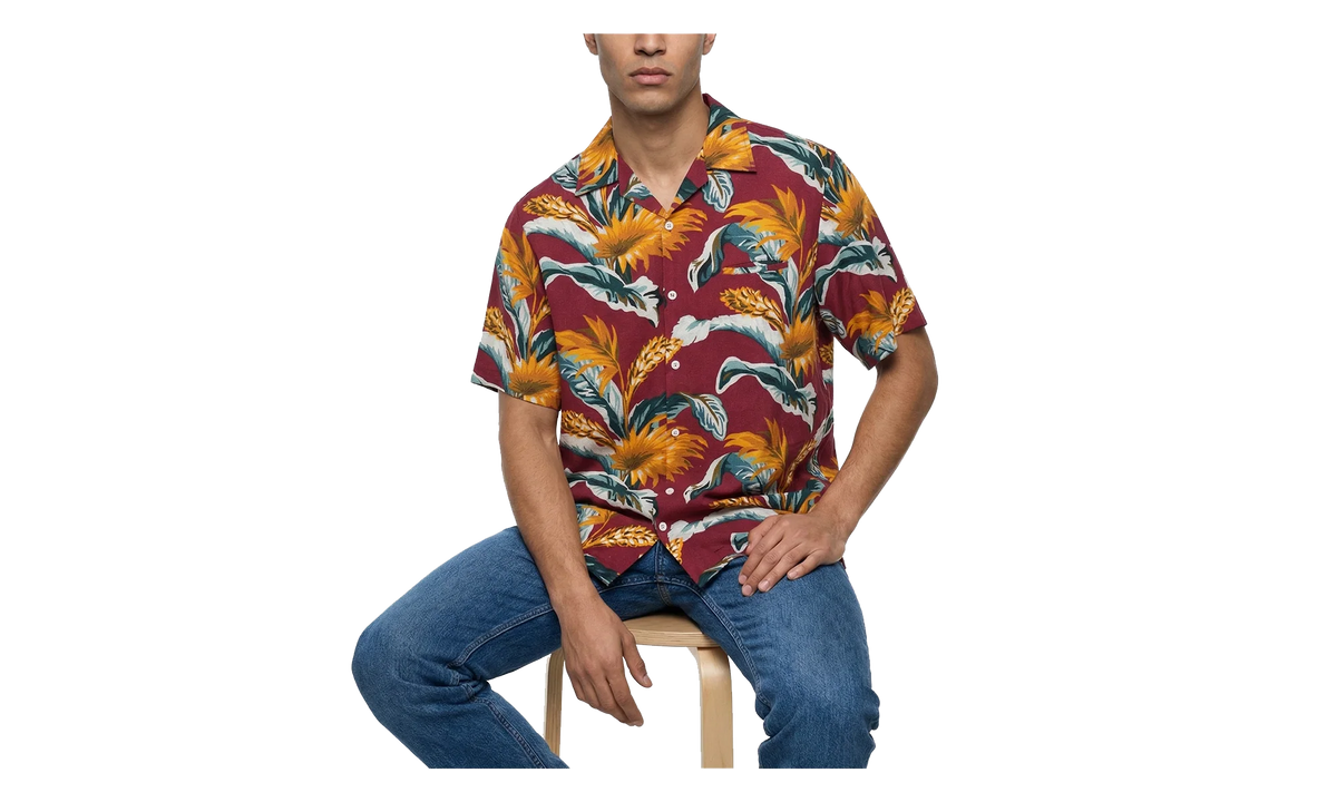 Linen Pattern Shirt "Multicolor" S67DR0001S78219210S
