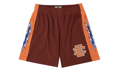 EE LIGHTINING BOLT BASIC SHORT "Maroon/ Orange" EE465
