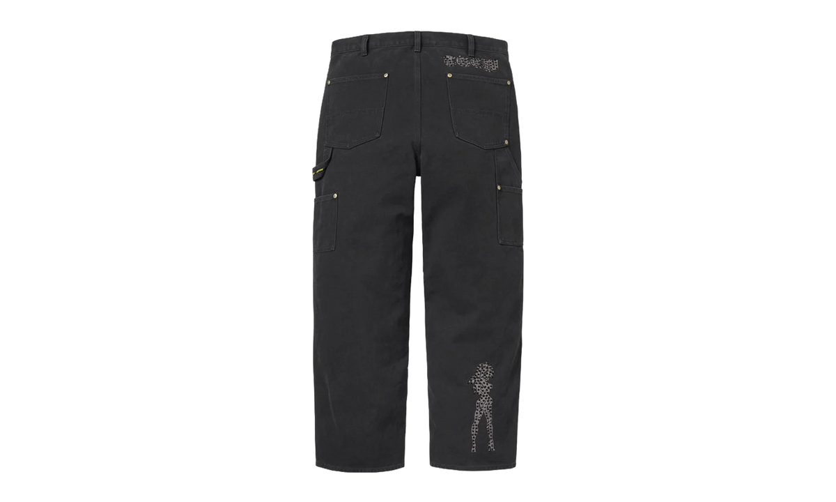 The Great China Wall Double Knee Painter Pant "SS26 - Black" SU27519