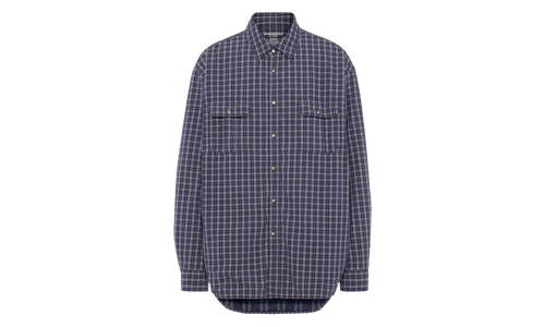 Reversbile Padded Shirt "Blue" S50DT0070M35779001F