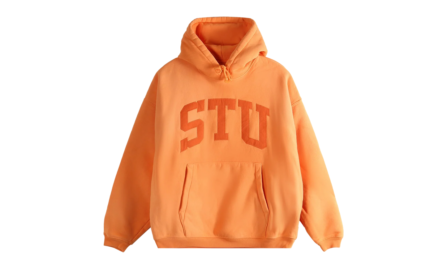 STU Applique Hoodie "ORAN ORANGE" 118578 ORAN
