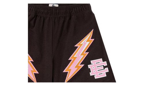 EE BASIC SHORT "SS24 - Bolt Dark Brown/Pink Bolt" EE685