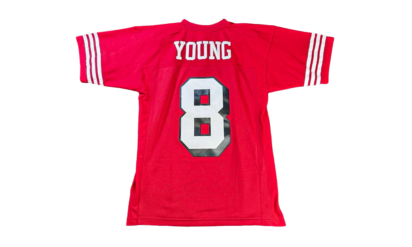NFL Steve Young Legacy Jersey "1994 San Francisco 49ers - Scarlet" LGJY3194 SF494SYOSCAR