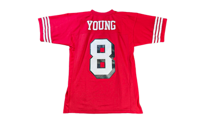 NFL Steve Young Legacy Jersey "1994 San Francisco 49ers - Scarlet" LGJY3194 SF494SYOSCAR