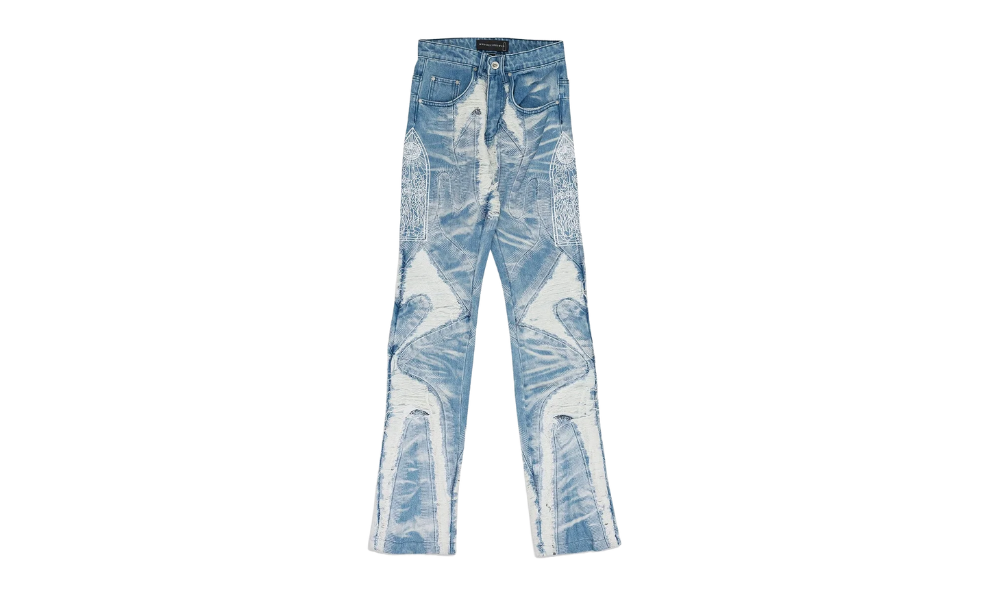 PATH STRAIGHT JEANS "Blue" 11200810008AW23