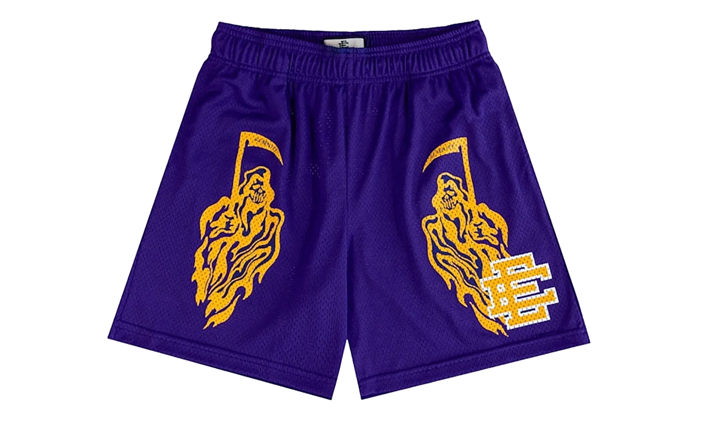 EE BASIC SHORT "Warren Lotas - Purple/Yellow" EE672