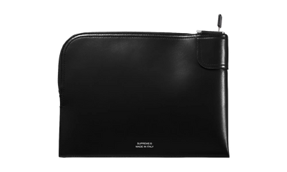 Leather Money Bag "FW25 - Black" SU27088
