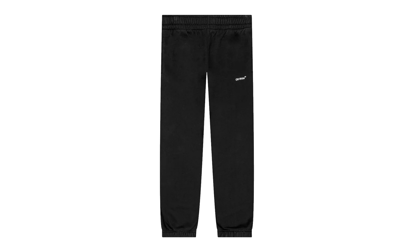 Helvetica Slim Sweatpants "Black" OMCH029C99FLE0021001