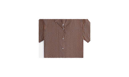 Elena Monogram Silk Camp Shirt WMNS "Brown" khw030292 210