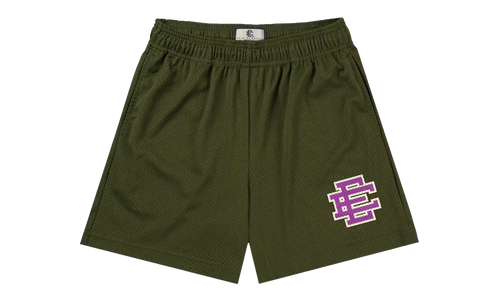EE Basic Shorts "Chive Green / Purple" EE270