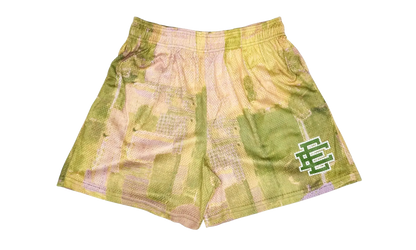 EE Basic Shorts "Yellow Boro Patchwork" EE146