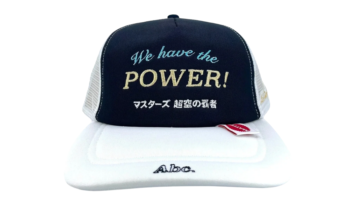 Advisory Board Crystals x Mattel We Have The Power Trucker Hat "White Black" ABCXMWHTPTHWB