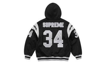 Football Zip Up Hoodie "Black" SU26880
