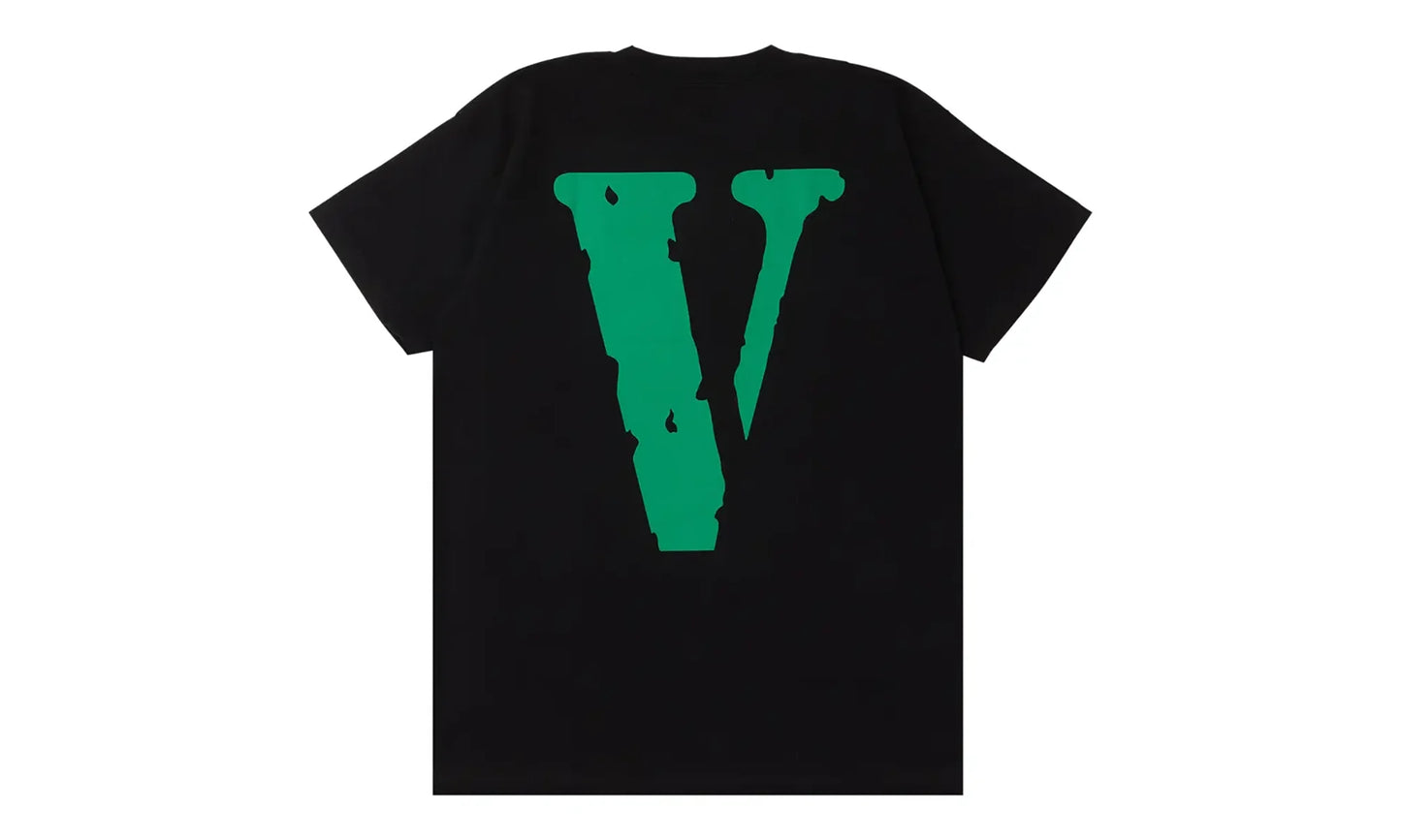 Green Weed Leaf SS Tee "Black" 7A45206A