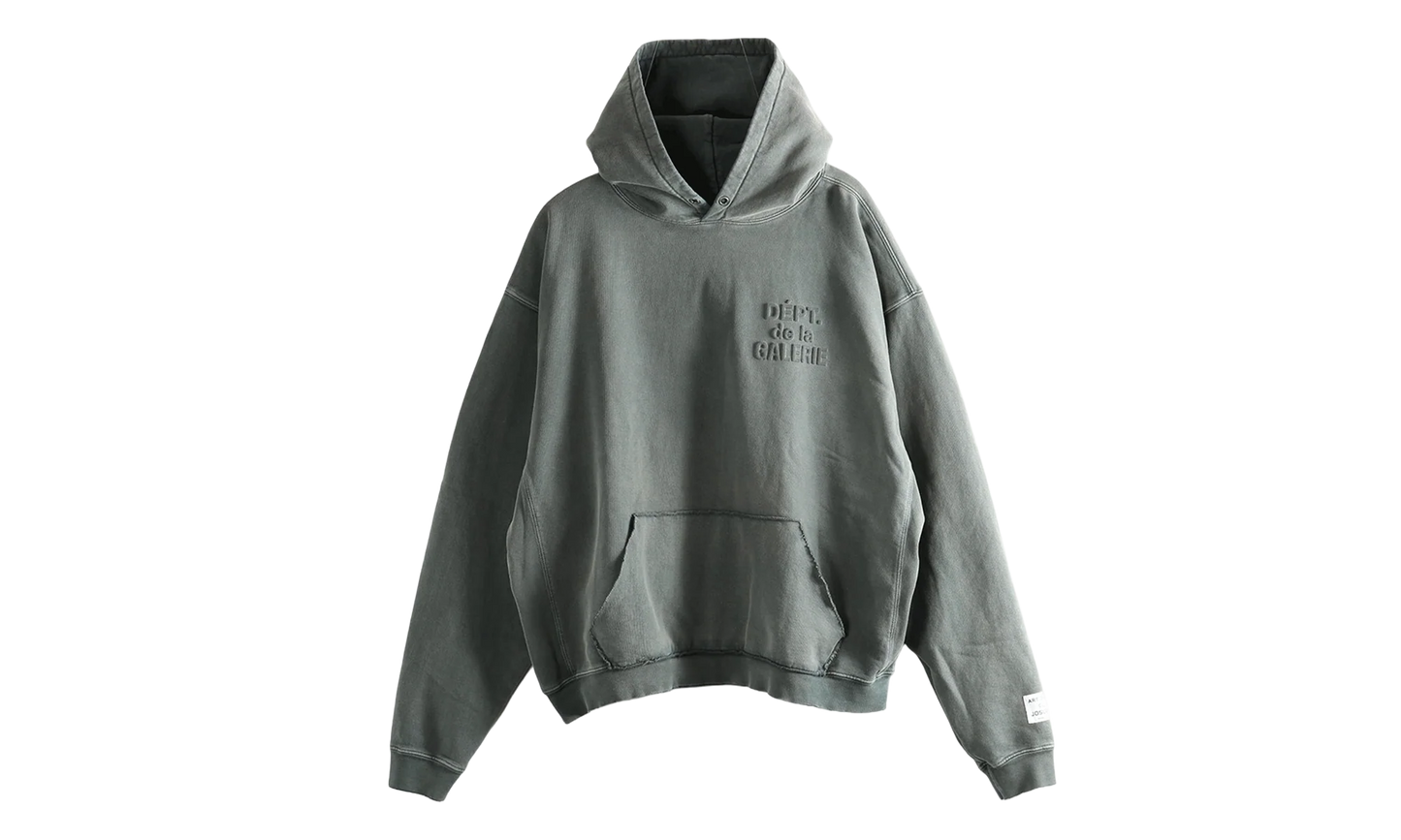 Embossed Hoodie "Graphite" GD094