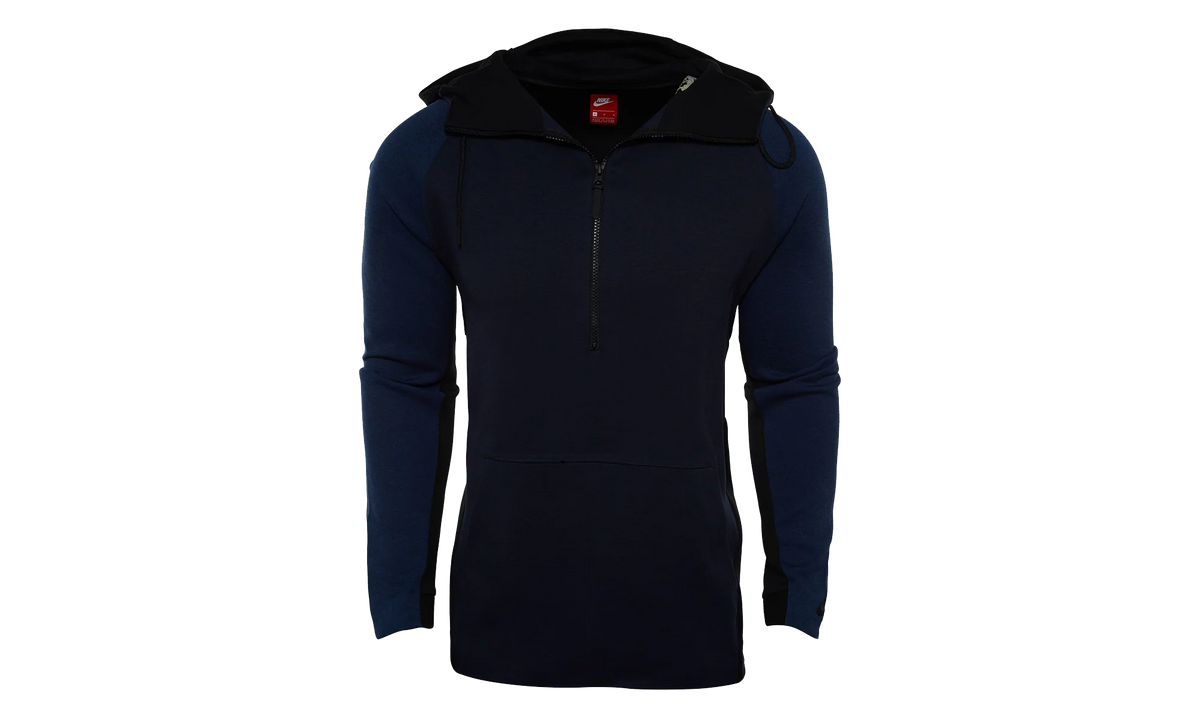 Tech Fleece Half Zip Hoodie "Obsidian Heather / Black" 884892 451