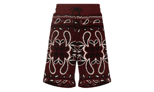 Bandana Fleece Shorts "Red" MKSS01643