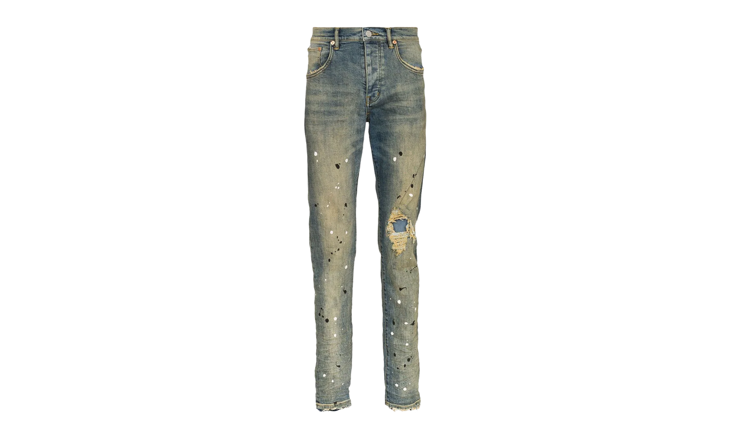 Slim Fit Jeans Low Rise With Slim Leg "Mid Indigo" P002 MID