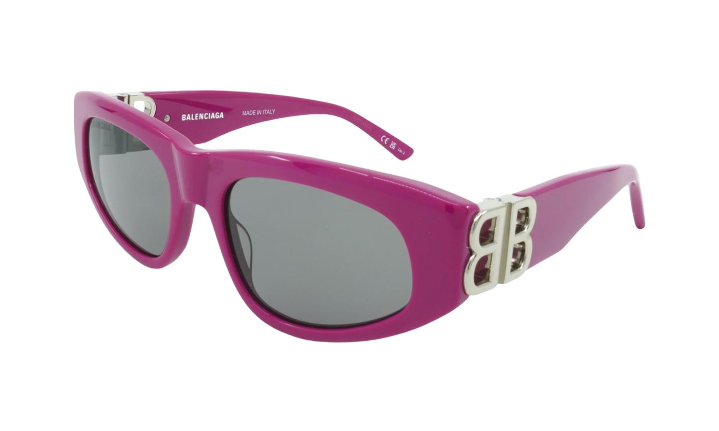 Square Frame Sunglasses WMNS "Fuchsia / Silver" BB0096S 016