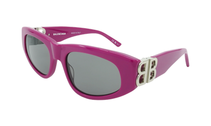 Square Frame Sunglasses WMNS "Fuchsia / Silver" BB0096S 016